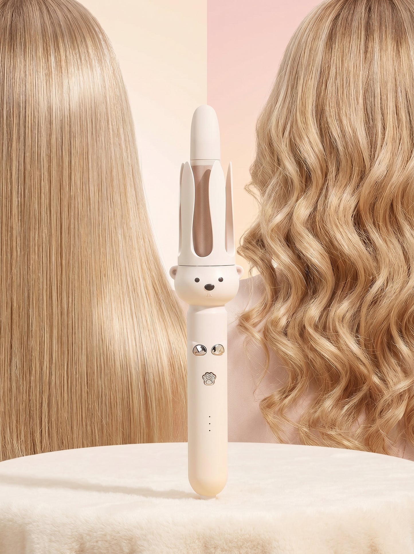 Pretihom Fully Automatic Electric Curling Stick 32Mm Largecurling Tool for Comfortable Hair Care