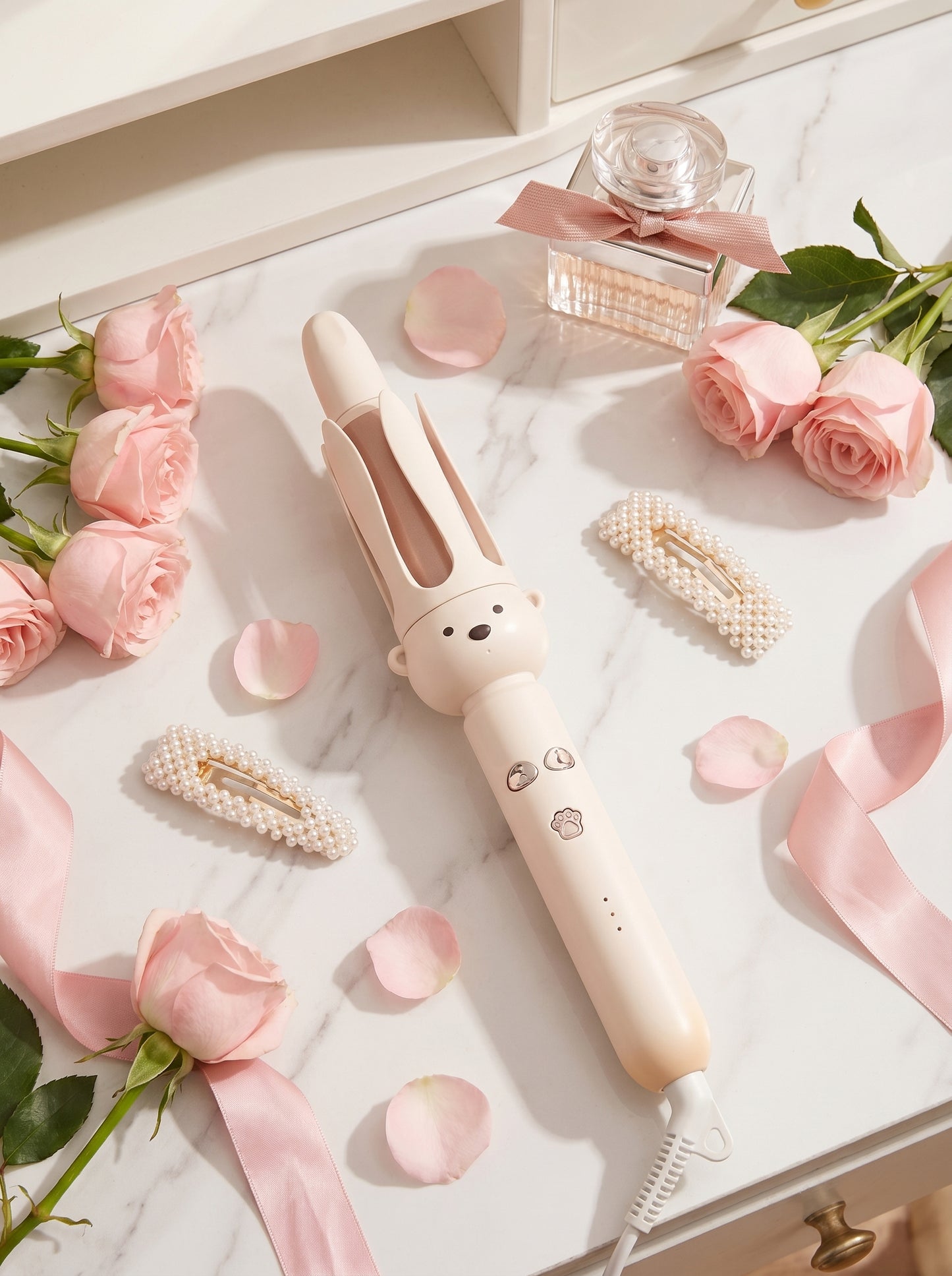 Pretihom Fully Automatic Electric Curling Stick 32Mm Largecurling Tool for Comfortable Hair Care
